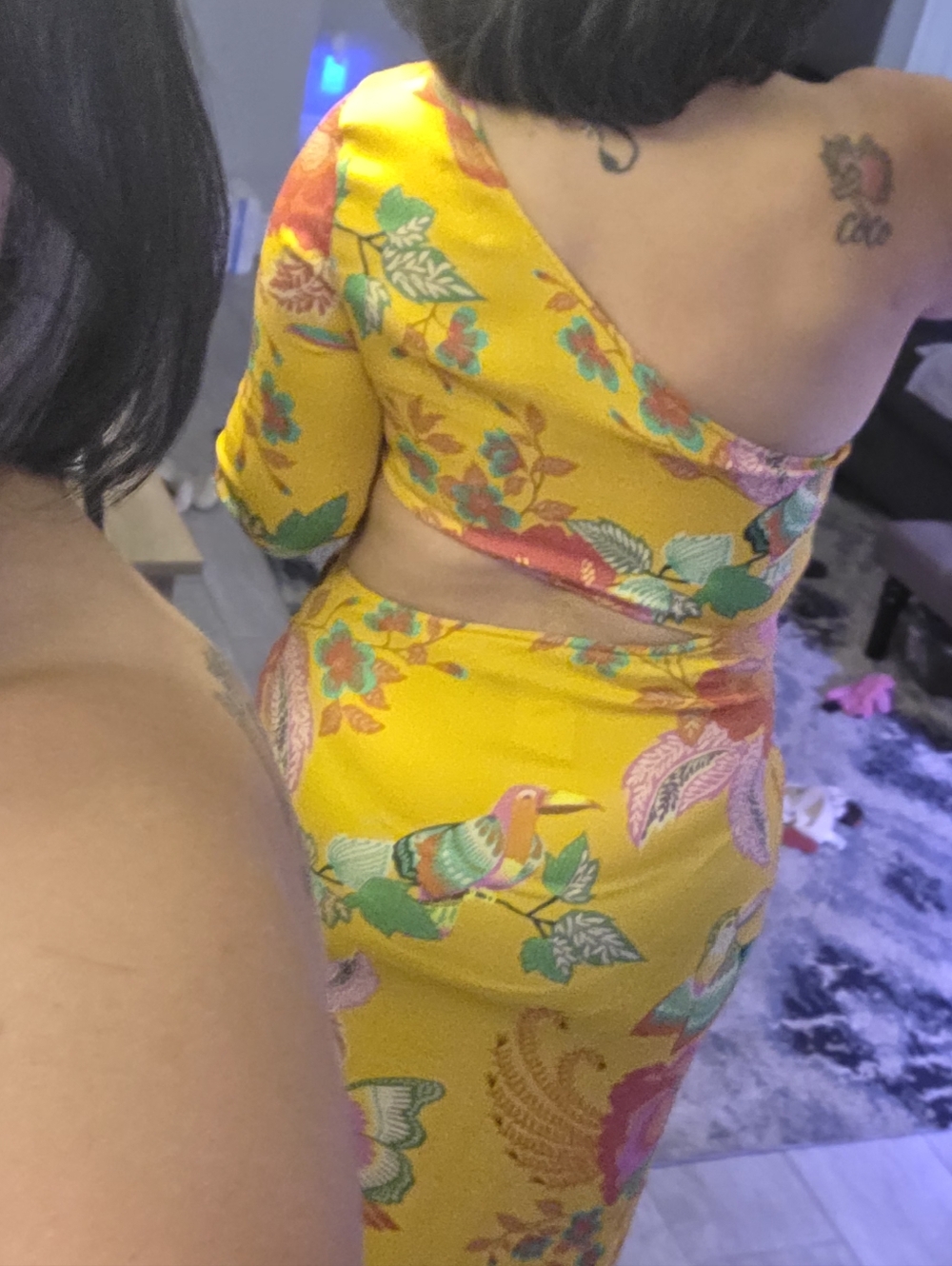 Farm Rio One-Shoulder Maxi Dress - Picture 2 of 7